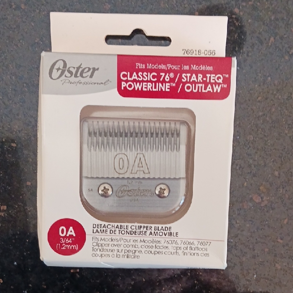 New In Box Oster Professional Detachable Clipper Blade